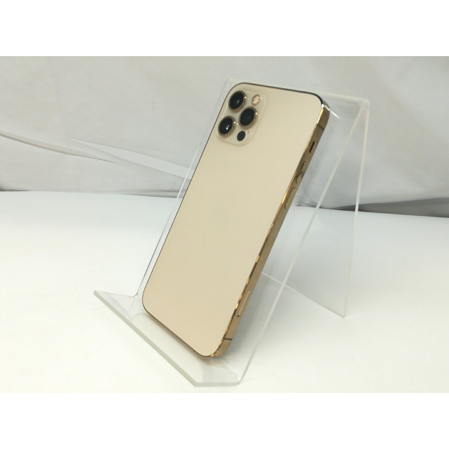 【中古】Apple au 【SIMロック解除済み】 iPhone 12 Pro 128GB ゴールド MGM73J/A【札幌】保証期間1ヶ月【ランクB】
