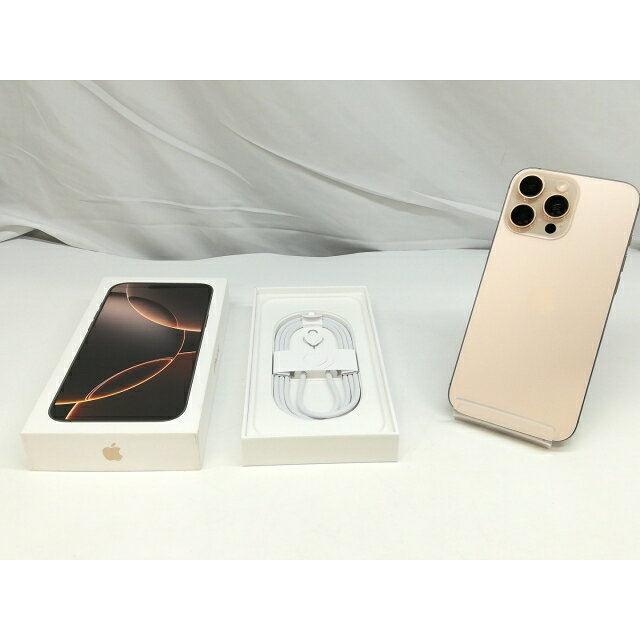 【中古】Apple 国内版 【SIMフリー】 iPhone 16 Pro Max 1TB デザートチタニウム MYWT3J/A【札幌】保証期間1ヶ月【ランクA】