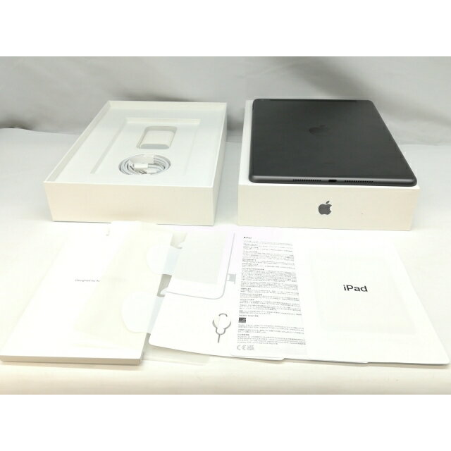 【中古】Apple au 【SIMフリー】 iPad（第9世代/2021） 64GB スペースグレイ MK473J/A【札幌】保証期間1ヶ月【ランクA】