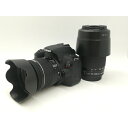 【中古】Canon EOS Kiss X9 ダブルズームキット ブラック【札幌】保証期間1ヶ月【ランクB】(2)