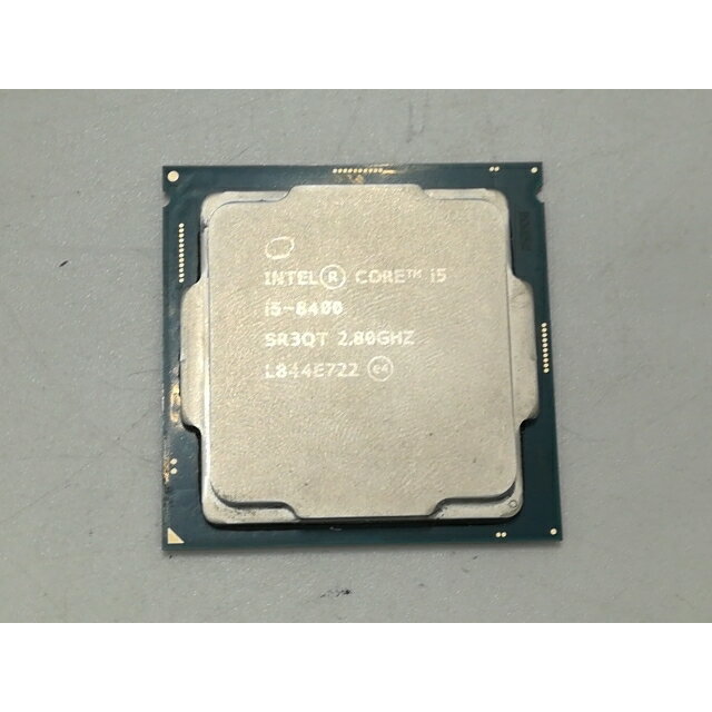 【中古】Intel Core i5-8400 2.8GHz/TB:4GHz bulk LGA1151/6C/6T/L3 9M/UHD630/TDP65W【札幌】保証期間1週間