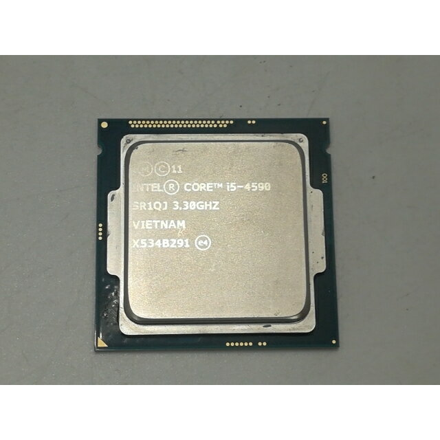【中古】Intel Core i5-4590(3.3GHz/TB:3.7GHz) Bulk LGA1150/4C/4T/L3 6M/HD4600/TDP84W【札幌】保証期間1週間