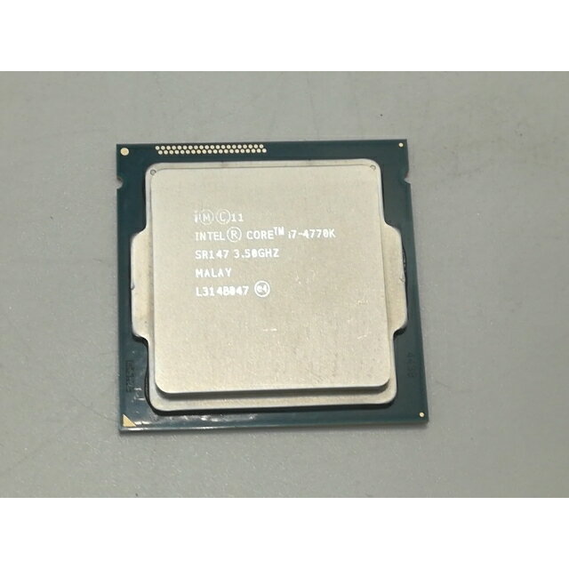 【中古】Intel Core i7-4770K(3.5GHz/TB:3.9GHz) Bulk LGA1150/4C/8T/L3 8M/HD4600/TDP84W【札幌】保証期間1週間