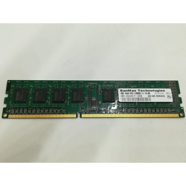 【中古】DDR3 4GB PC3-12800(DDR3-1600)【デスクトップPC用】【札幌】保証期間1週間