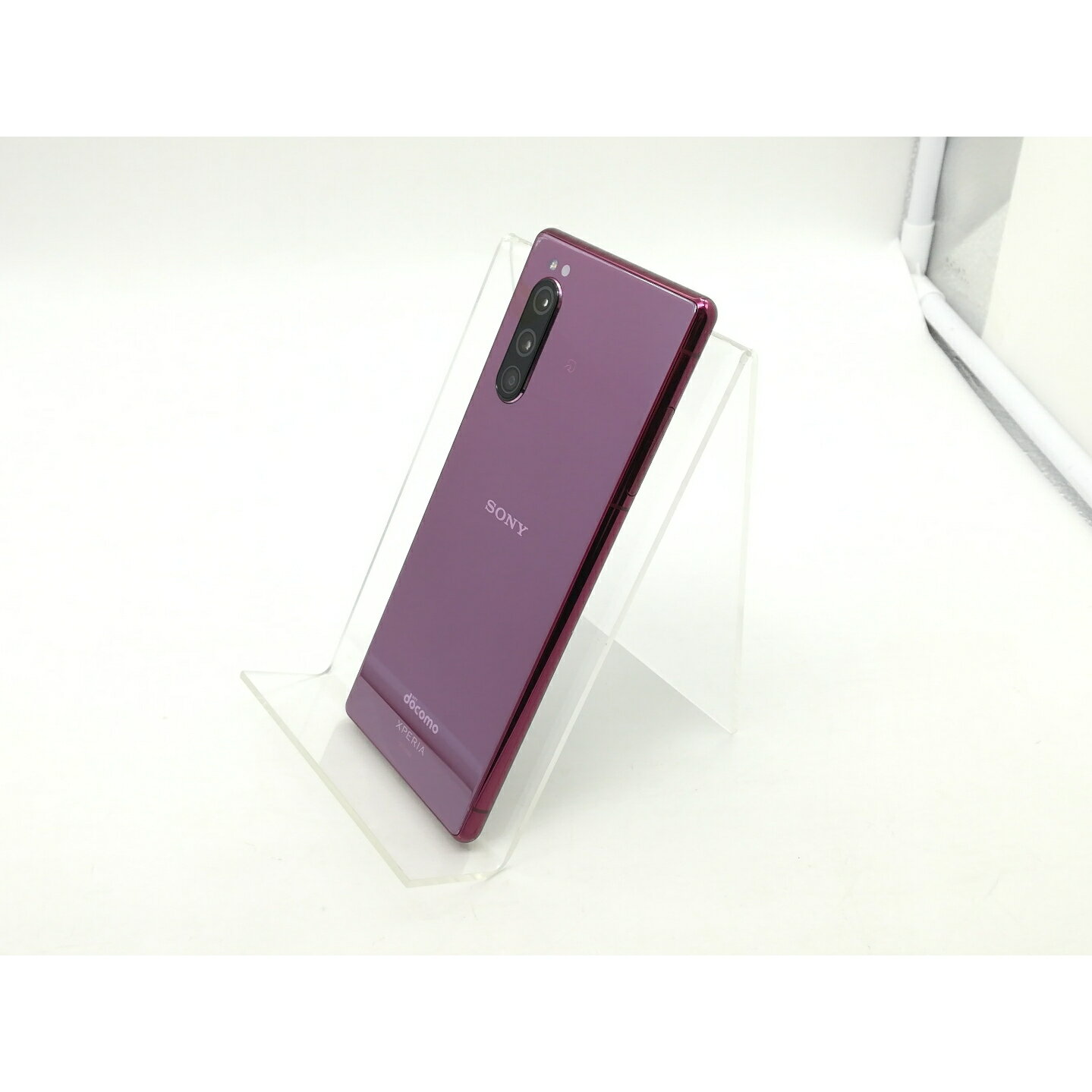 【中古】SONY docomo 【SIMロック解除済み】 Xperia 5 SO-01M Red【福岡筑紫】保証期間1ヶ月【ランクB】