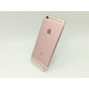 【中古】Apple SoftBank 【SIMロック解除済み】 iPhone 6s 64GB ローズゴールド MKQR2J/A【福岡筑紫】保証期間1ヶ月【ランクC】