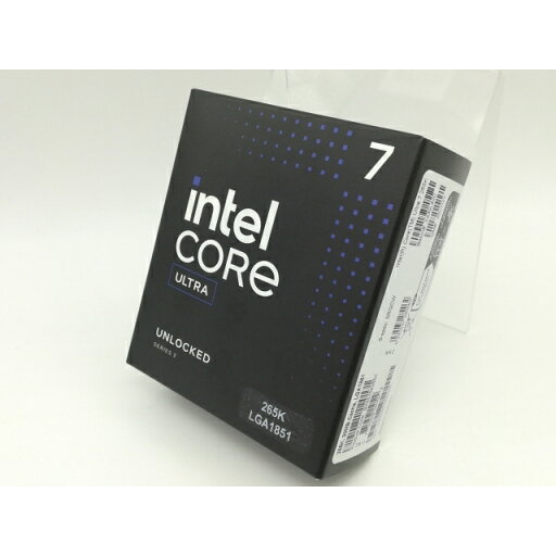 【未使用】Intel Core Ultra 7 265K(3.9GHz) Box LGA1851/20C(P:8C/E:12C)/20T/L3 30M/Intel Graphics/PBP125W【福岡筑紫】保証期間1週間 【未使用】Intel Core Ultra 7 265K(3.9GHz) Box LGA1851/20C(P:8C/E:12C)/20T/L3 30M/Intel Graphics/PBP125W【福岡筑紫】保証期間1週間