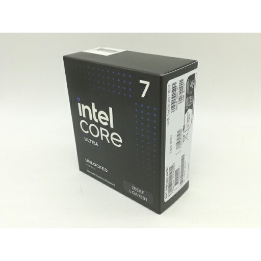 【未使用】Intel Core Ultra 7 265KF(3.9GHz) Box LGA1851/20C(P:8C/E:12C)/20T/L3 30M/PBP125W【福岡筑紫】保証期間1週間 【未使用】Intel Core Ultra 7 265KF(3.9GHz) Box LGA1851/20C(P:8C/E:12C)/20T/L3 30M/PBP125W【福岡筑紫】保証期間1週間