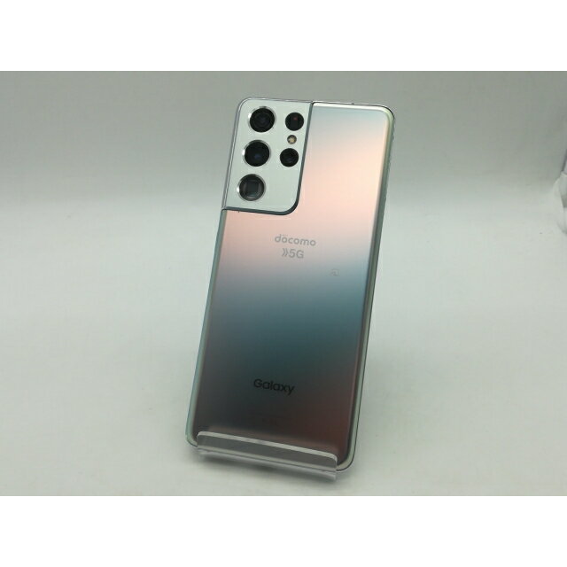 【中古】SAMSUNG docomo 【SIMロック解除済み】 Galaxy S21 Ultra 5G ファントムシルバー 12GB 256GB SC-52B【広島】保証期間1ヶ月【ランクA】