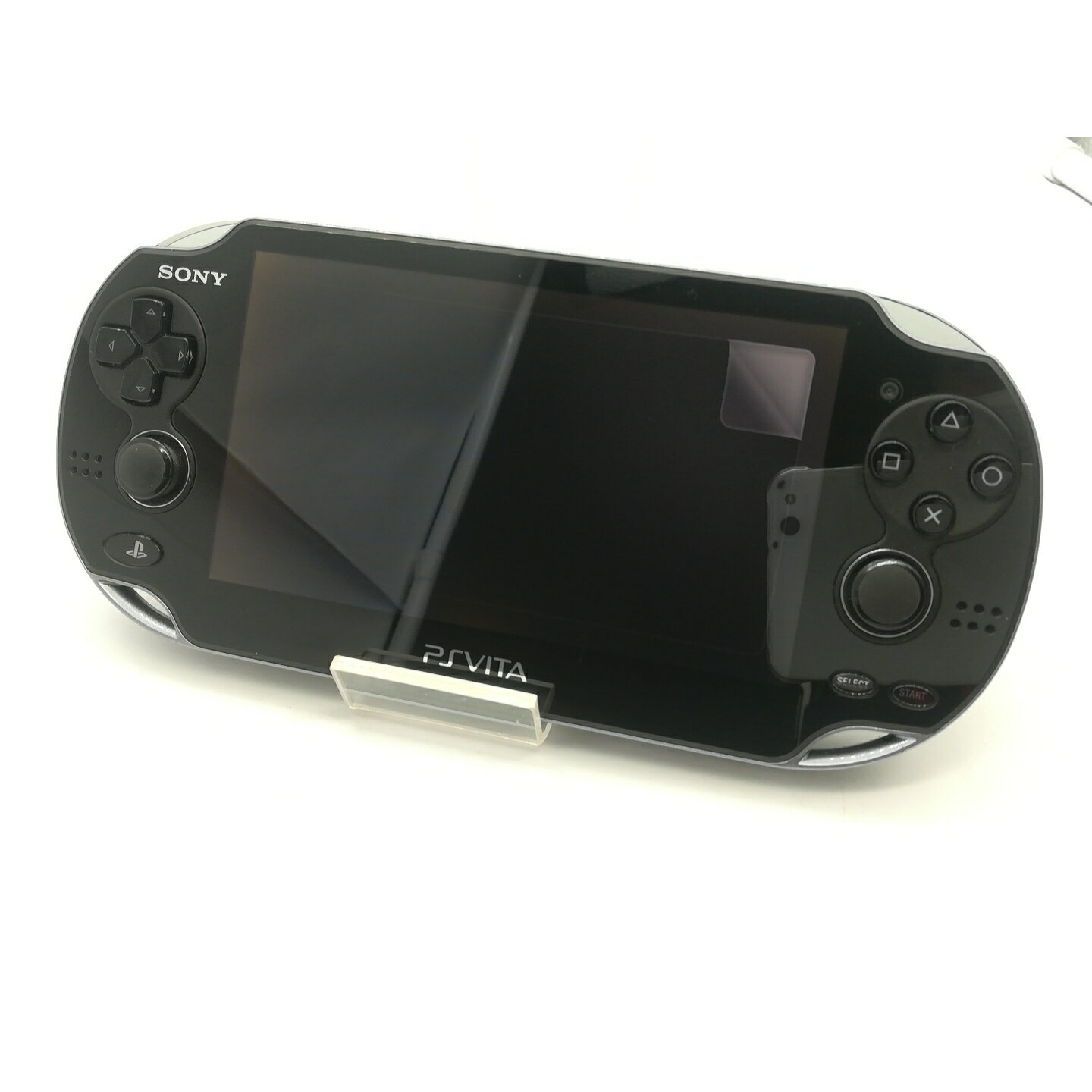 【中古】SONY PlayStation VITA Wi-Fiモデル クリスタルブラック PCH-1000 ZA01【広島】保証期間1ヶ月【ランクB】