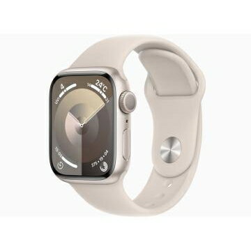 【未使用】Apple Apple Watch Series9 41mm GPS スターライトアルミニウムケース/スターライトスポーツバンド M/L MR8U3J/A【広島】保証期間3ヶ月