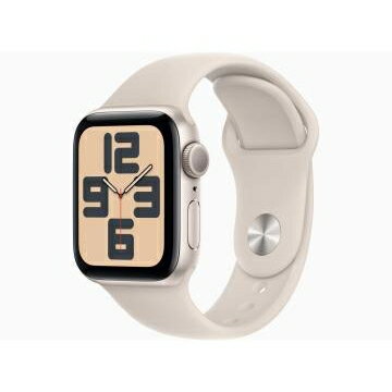 【未使用】Apple Apple Watch SE2 40mm GPS スターライトアルミニウムケース/スターライトスポーツバンド S/M MR9U3J/A【広島】保証期間3ヶ月