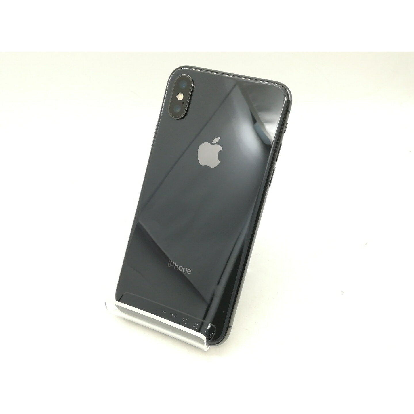【中古】Apple au 【SIMロック解除済み】 iPhone X 64GB スペースグレイ MQAX2J/A【広島】保証期間1ヶ月【ランクB】