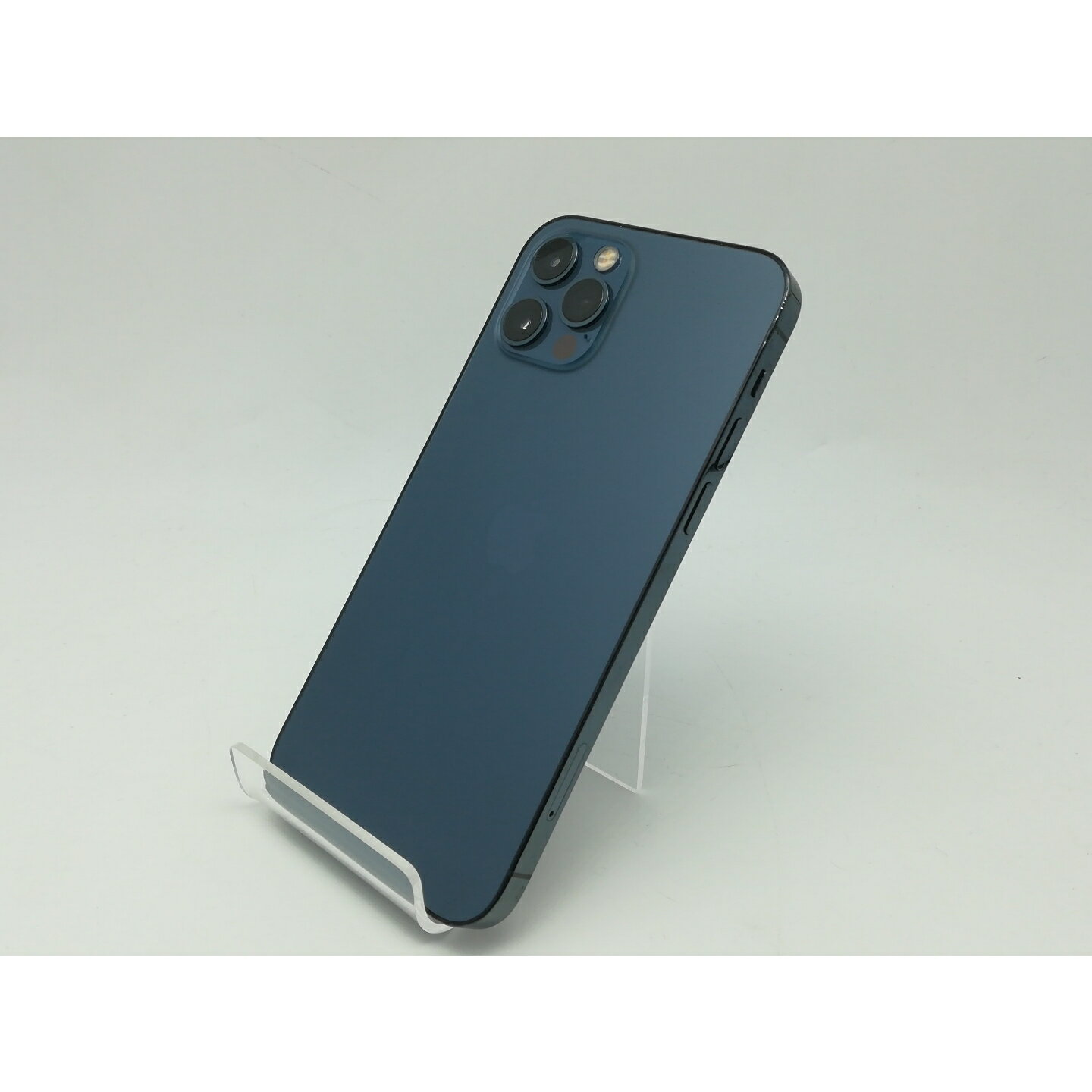 【中古】【赤ロム保証あり】Apple SoftBank 【SIMロック解除済み】 iPhone 12 Pro 128GB パシフィックブルー MGM83J/A【広島】保証期間1ヶ月【ランクB】