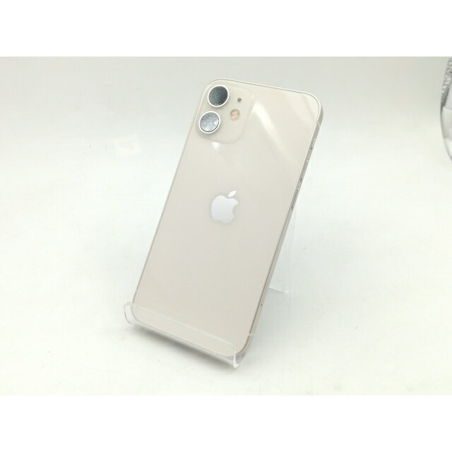 【中古】Apple 国内版 【SIMフリー】 iPhone 12 mini 128GB ホワイト MGDM3J/A【広島】保証期間1ヶ月【ランクA】