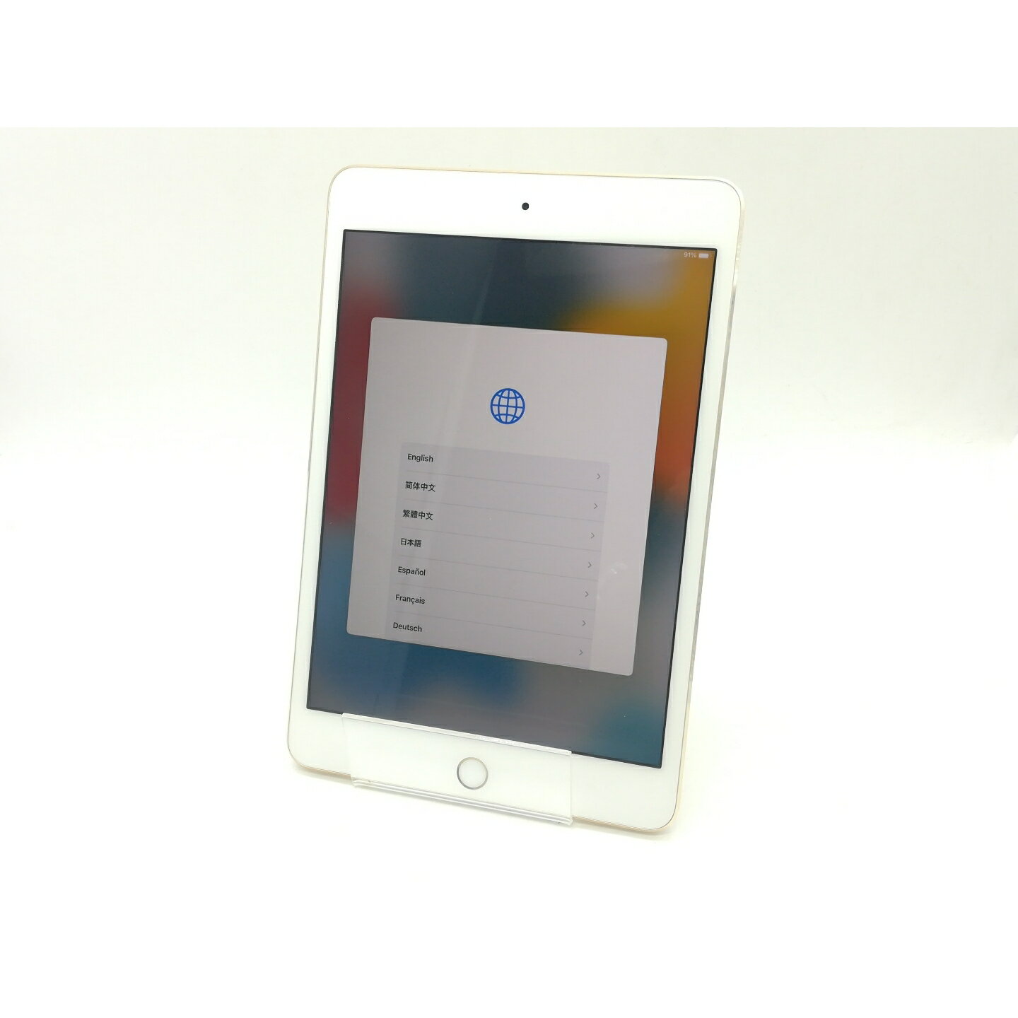 【中古】Apple 【Wi-Fi】 iPad mini4（2015） 64GB ゴールド MK9J2J/A【広島】保証期間1ヶ月【ランクC】