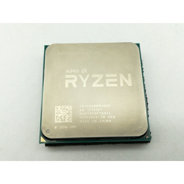 【中古】AMD Ryzen 5 1400 3.2GHz/TC:3.4GHz bulk AM4/4C/8T/L3 8MB/TDP65W【広島】保証期間1週間