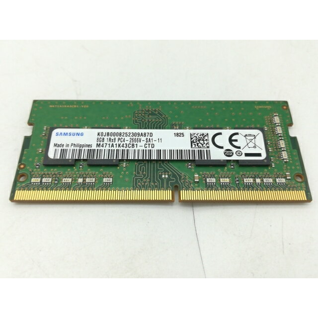 ■ランク：中古■メーカー：260PIN■製造番号：1825■備考：Samsung 付属品：本体のみ■保証期間：1週間■注意事項：お客様のモニター発色の具合によって、実際の商品と色合いが異なる場合があります。