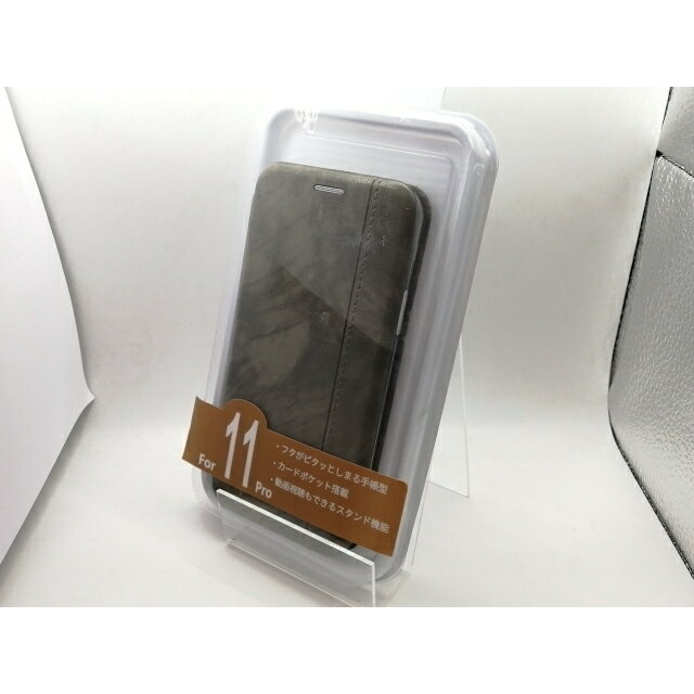 【未使用】FRANCEKIDS iPhone手帳型ケース iPhone11Pro用 グレー【熊本】保証期間1週間