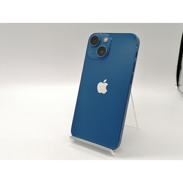 【中古】Apple iPhone 13 mini 128GB ブルー (国内版SIMロックフリー) MLJH3J/A【熊本】保証期間1ヶ月【ランクB】