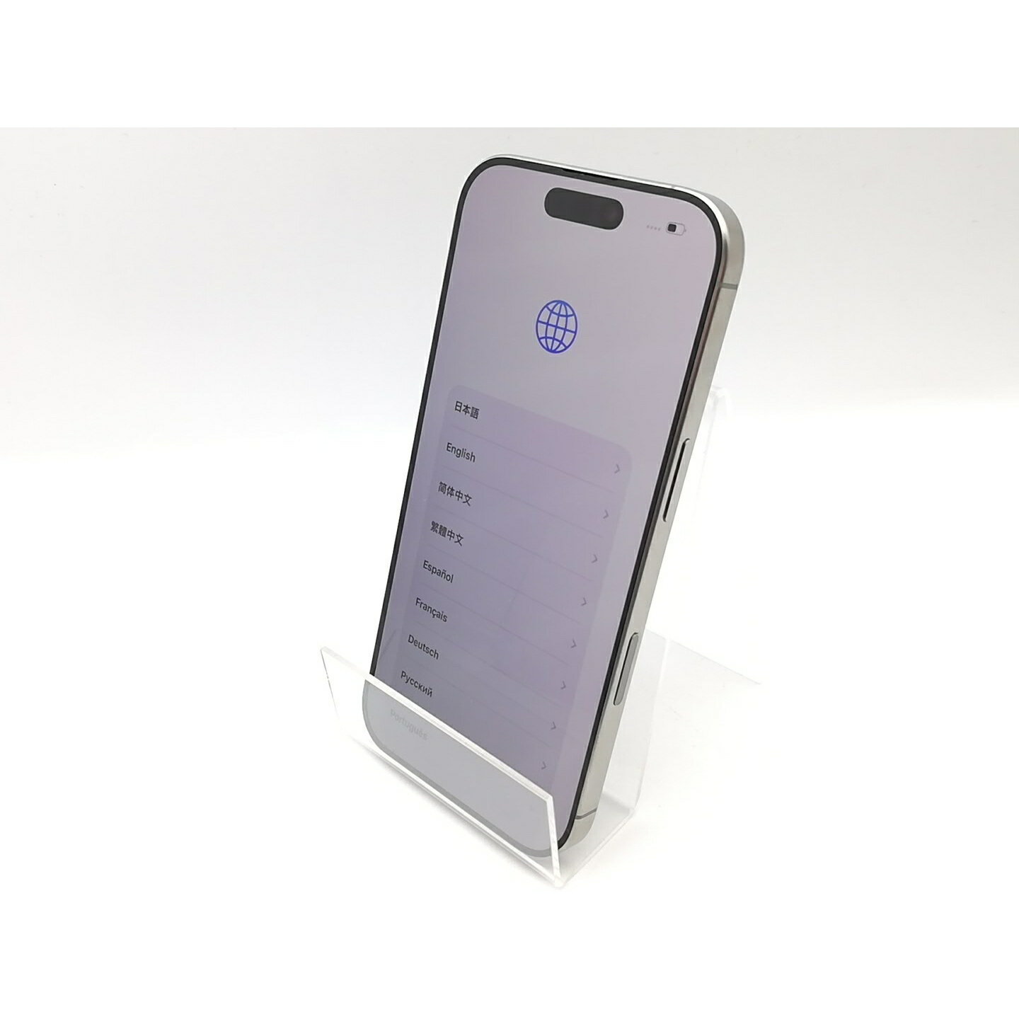 【中古】Apple 国内版 【SIMフリー】 iPhone 16 Pro 128GB ナチュラルチタニウム MYMY3J/A【熊本】保証期間1ヶ月【ランクA】