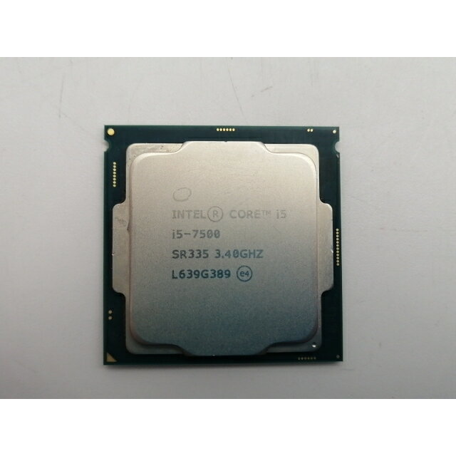 【中古】Intel Core i5-7500 (3.4GHz/TB:3.8GHz) bulk LGA1151/4C/4T/L3 6M/HD630/TDP65W【熊本】保証期間1週間