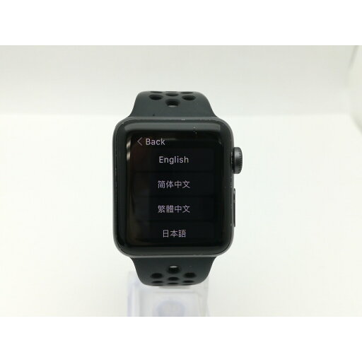 【中古】Apple Apple Watch Series3 Nike+ 38mm GPS スペースグレイアルミ/アンスラサイト/ブラックNikeスポーツバンド【三宮センター】保証期間1ヶ月【ランクC】 【中古】Apple Apple Watch Series3 Nike+ 38mm GPS スペースグレイアルミ/アンスラサイト/ブラックNikeスポーツバンド【三宮センター】保証期間1ヶ月【ランクC】