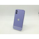 【中古】Apple au 【SIMロック解除済み】 iPhone 12 64GB パープル MJNH3J/A【三宮センター】保証期間1ヶ月【ランクB】