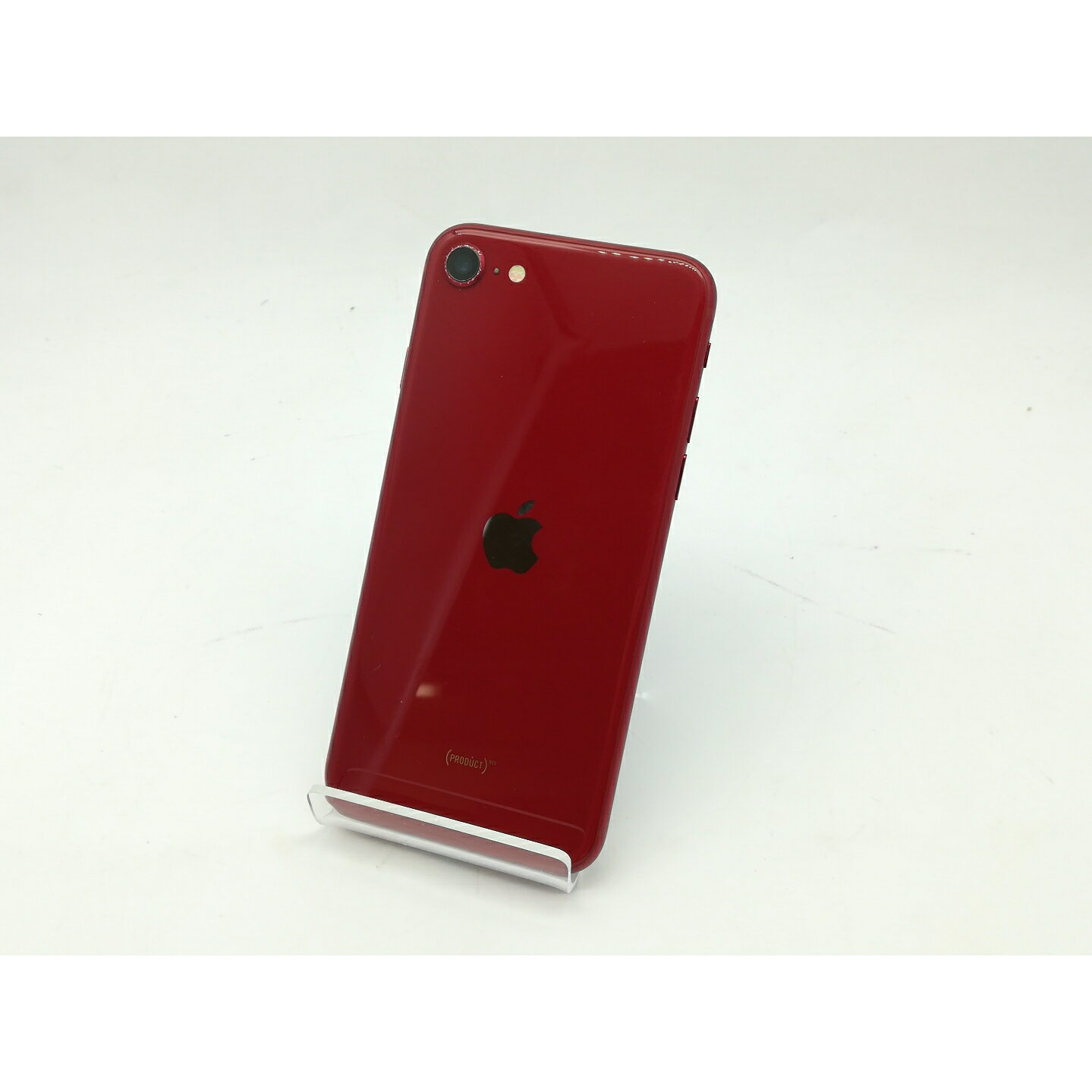 【中古】Apple au 【SIMフリー】 iPhone SE（第3世代） 64GB (PRODUCT)RED MMYE3J/A【三宮センター】保証期間1ヶ月【ランクB】