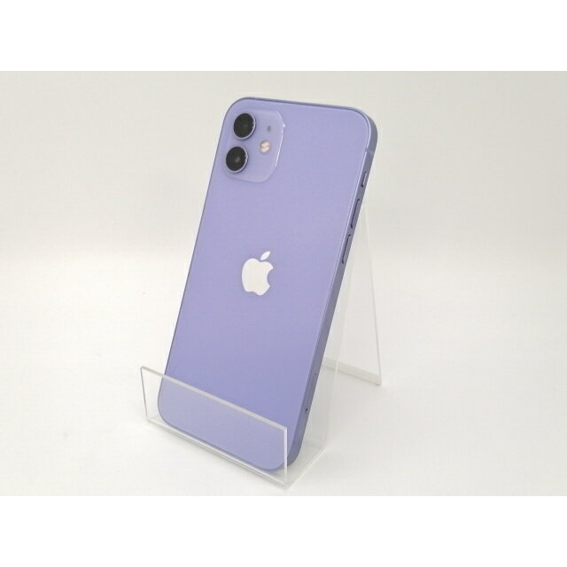 【中古】Apple 国内版 【SIMフリー】 iPhone 12 128GB パープル MJNJ3J/A【三宮センター】保証期間1ヶ月【ランクB】