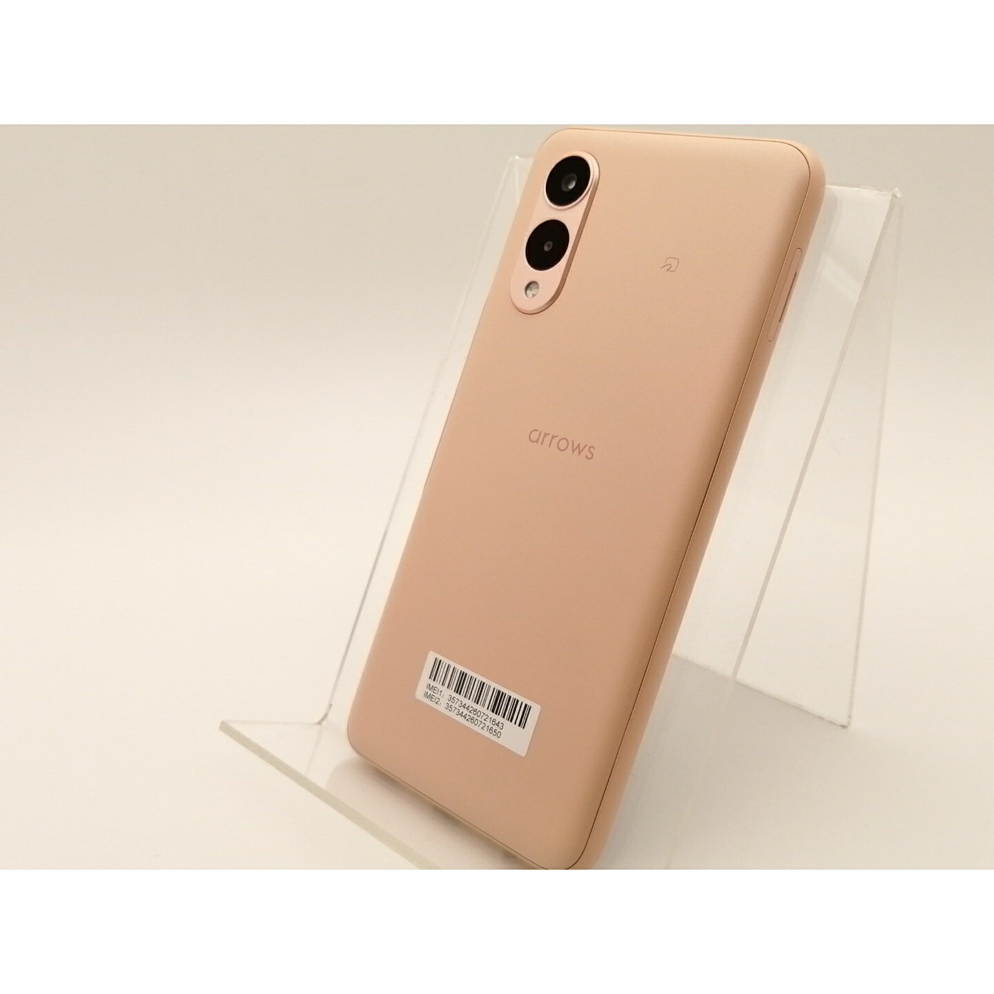 【未使用】FCNT UQmobile 【SIMフリー】 arrows We2 ライトオレンジ 4GB 64GB FCG02【神保町】保証期間3ヶ月