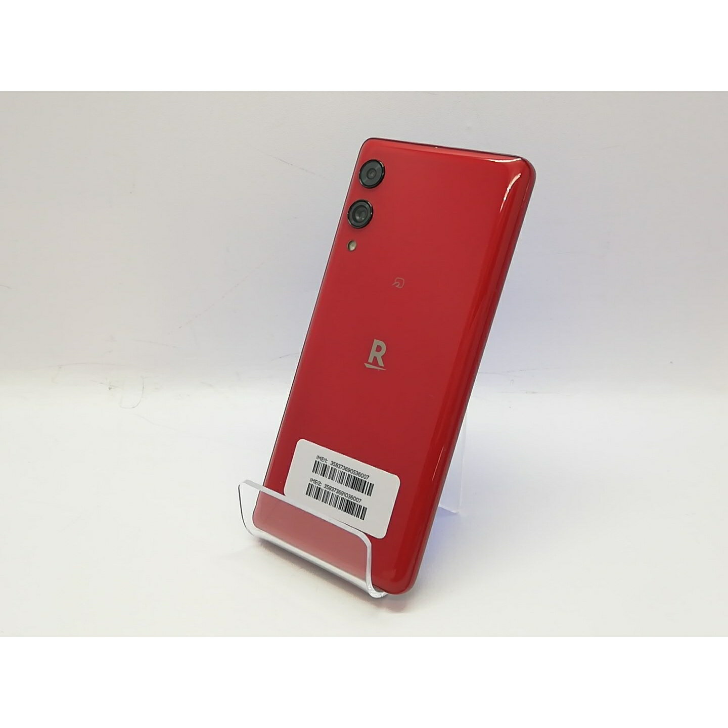 【中古】Wiko 楽天モバイル 【SIMフリー】 Rakuten Hand 5G クリムゾンレッド 4GB 128GB P780【吉祥寺】保証期間1ヶ月【ランクA】