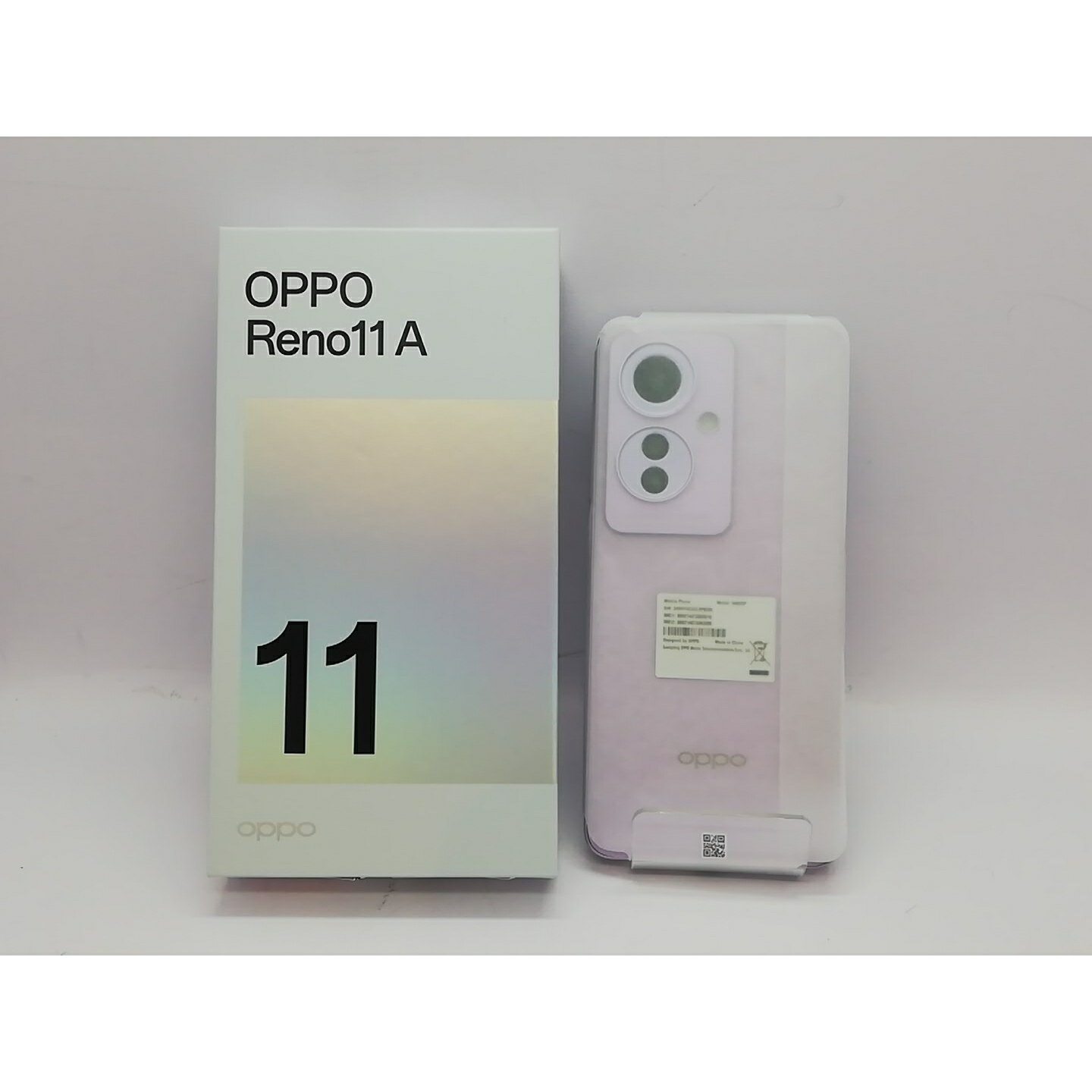 【未使用】Oppo ymobile 【SIMフリー】 OPPO Reno11 A コーラルパープル 8GB 128GB【吉祥寺】保証期間3ヶ月