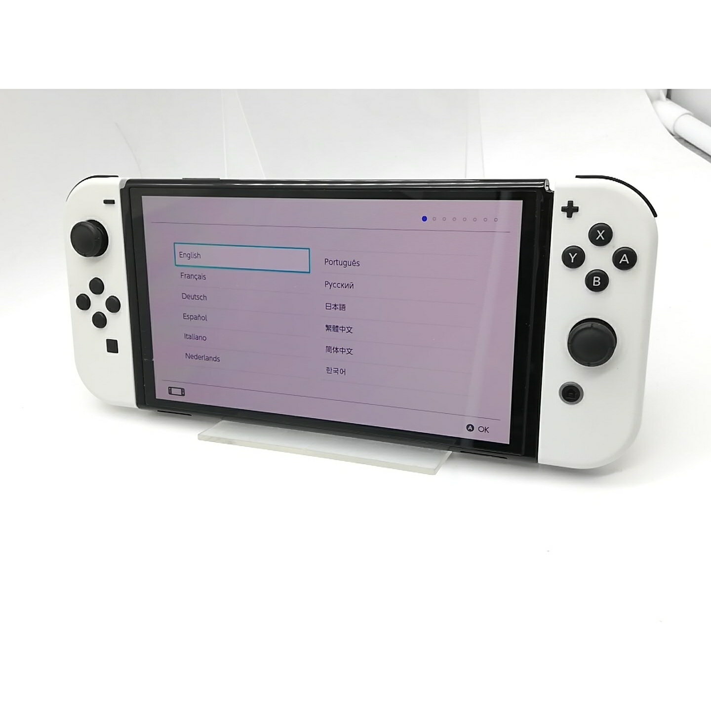 【中古】Nintendo Switch 本体 (有機ELモデル) HEG-S-KAAAA ホワイト 【2021年10月】【吉祥寺】保証期間1ヶ月【ランクB】