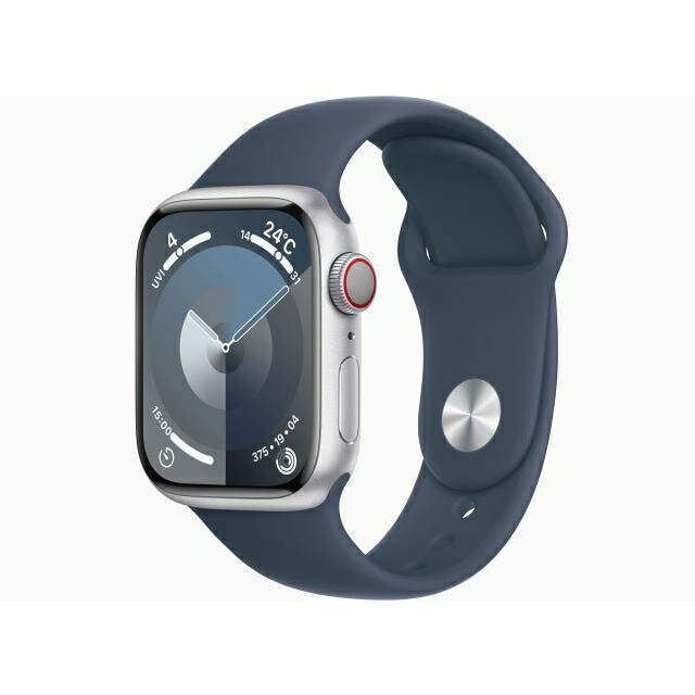 【未使用】Apple Apple Watch Series9 41mm Cellular シルバーアルミニウムケース/ストームブルースポーツバンド(M/L) MRHW3J/A【吉祥寺】保証期間3ヶ月