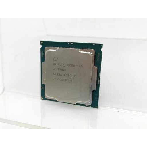 【中古】Intel Core i7-7700K (4.2GHz/TB:4.5GHz) BOX LGA1151/4C/8T/L3 8M/HD630/TDP91W【吉祥寺】保証期間1週間 【中古】Intel Core i7-7700K (4.2GHz/TB:4.5GHz) BOX LGA1151/4C/8T/L3 8M/HD630/TDP91W【吉祥寺】保証期間1週間