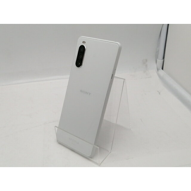 【中古】SONY au 【SIMロック解除済み】 Xperia 10 II ホワイト 4GB 64GB SOV43【札幌南2条】保証期間1週間【ランクC】