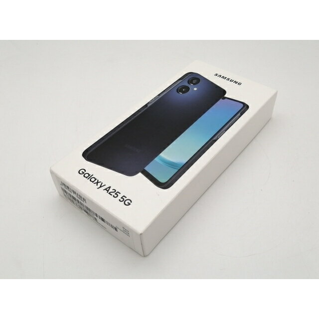 【未使用】SAMSUNG UQmobile 【SIMフリー】 Galaxy A25 5G ブラック 4GB 64GB SCG33【札幌南2条】保証期間3ヶ月