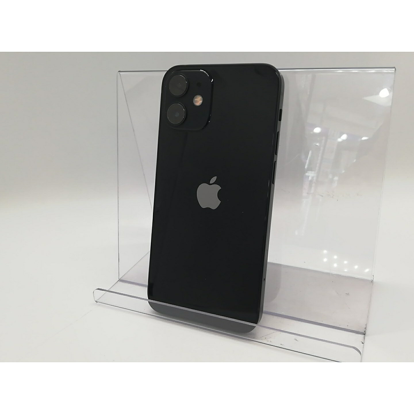 【中古】Apple au 【SIMロック解除済み】 iPhone 12 mini 256GB ブラック MGDR3J/A【池袋東口】保証期間1ヶ月【ランクB】