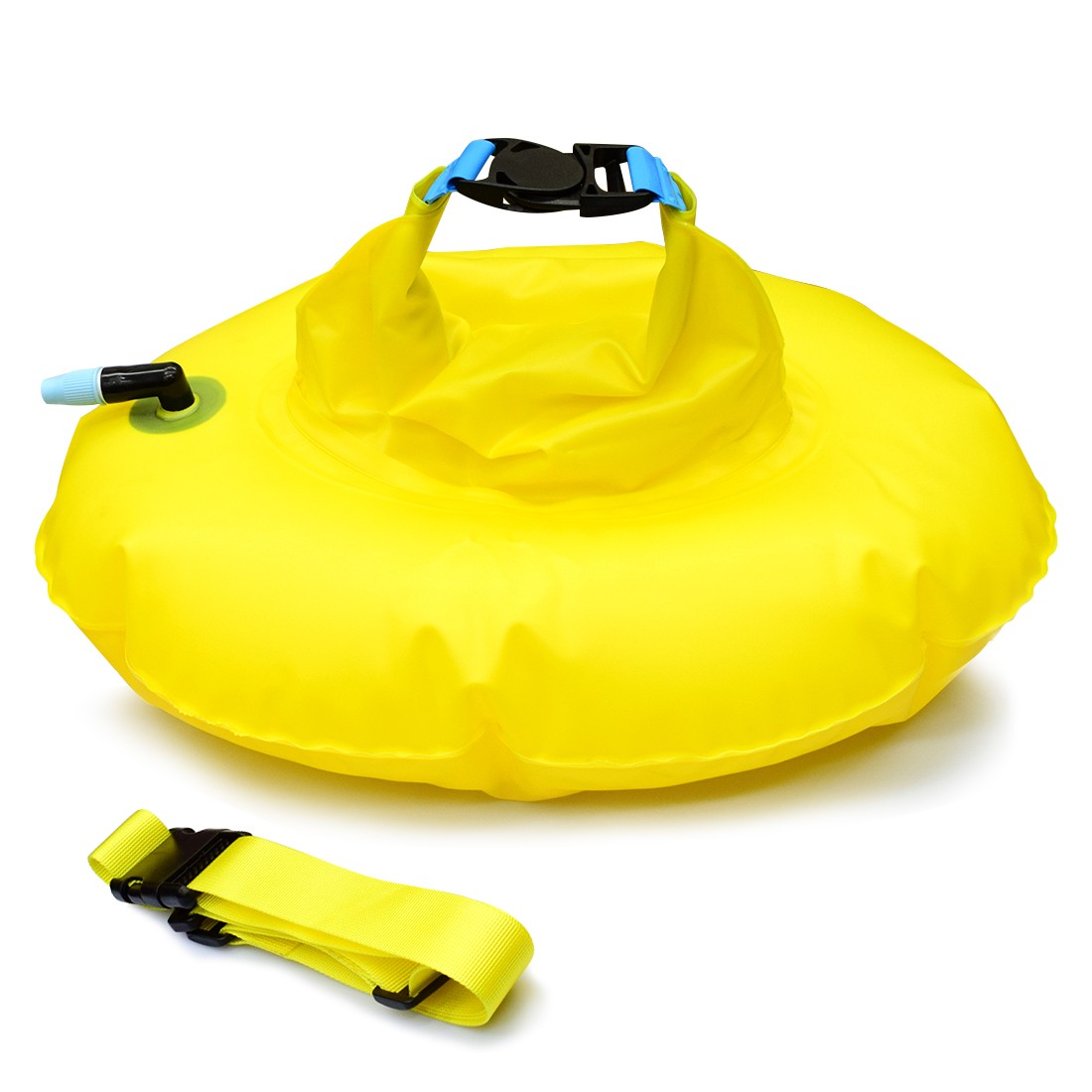 浮き袋 救命袋 収納バッグ 緊急時 持ち出しバッグ 防水バッグ プール プールバッグ 防災グッズ 浮く ブイ 水泳 海 海水浴 ビーチ トライアスロンのサムネイル