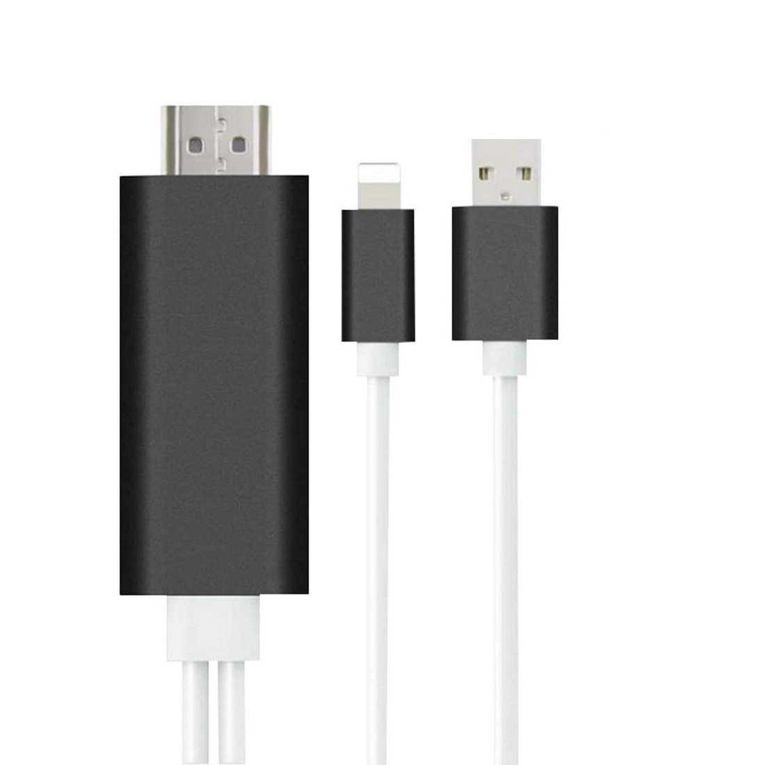 HDMI Ѵ֥ 饤ȥ˥ Lightning iPhoneDigital AVץ ե  ƥ³֥ ӥǥǥå YouTube TV ̤ȲƱ ץ iPhone/iPad Բġ