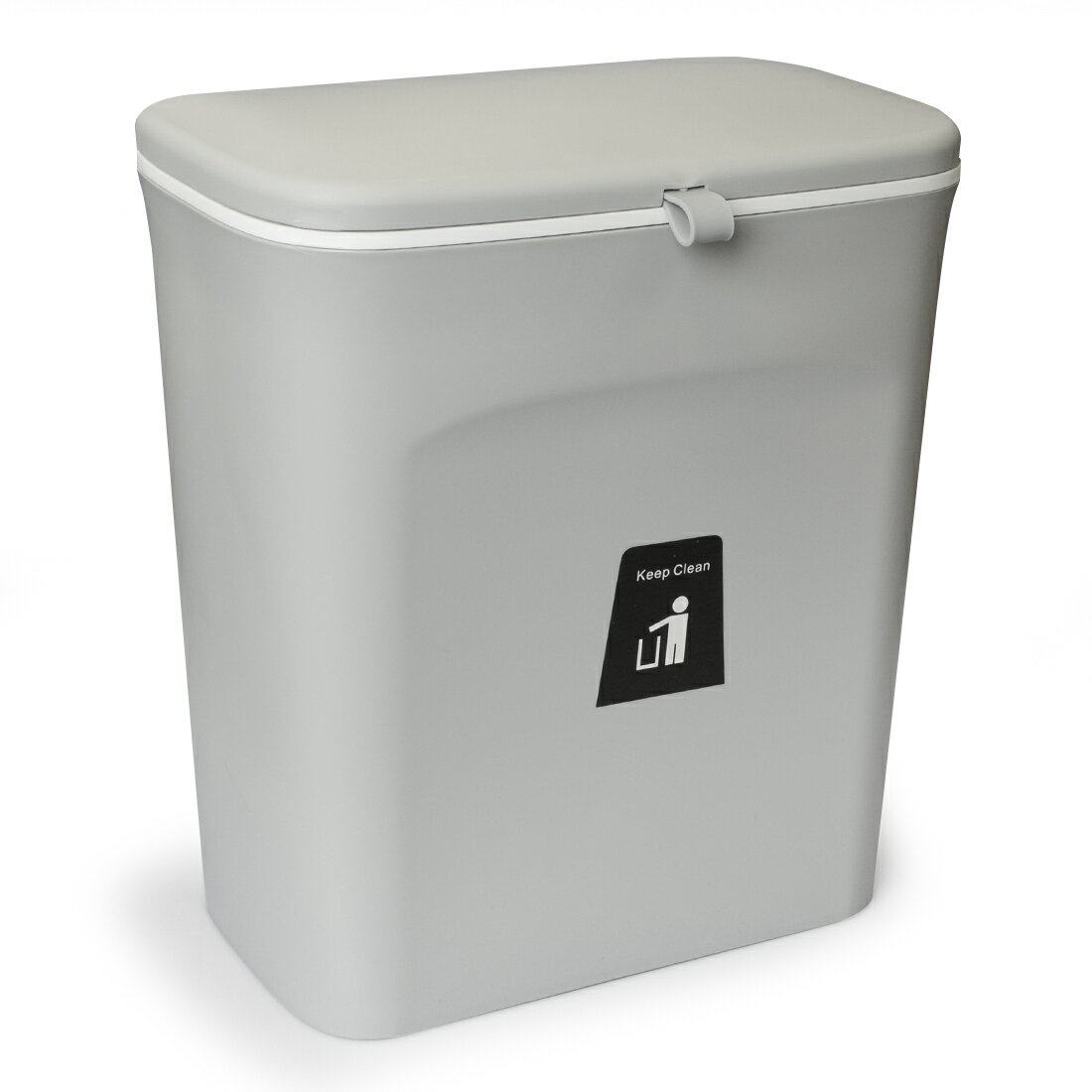 壁掛けゴミ箱 ふた付き ゴミ箱 キッチン用ゴミ箱 シンク扉ゴミ箱 ぶら下げ/貼りの取り付け 壁掛け 省スペース リビングルーム キッチン 洗面所 オフィス