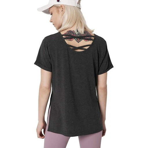 ヨガウェア レディース ゆったり 半袖 Tシャツ サイドスリット クロスネック スポーツウェア フィットネス 吸汗速乾 トップス トレーニング アウトドア 普段着 通気性 夏 【代引き不可】 ヨガウェア レディース ゆったり 半袖 Tシャツ サイドスリット クロスネック スポーツウェア フィットネス 吸汗速乾 トップス トレーニング アウトドア 普段着 通気性 夏 【代引き不可】
