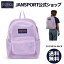 【公式】JANSPORT リュック ジャンスポーツ ECO MESH PACK - PASTEL LILAC - JS0A4QW35M9 エコメッシュパック メッシュ ジャンスポ ライラック 紫 パープル リュックサック バックパック メンズ レディース ブランド 通学 通勤 旅行 女子 男子 軽量