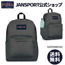 【公式】JANSPORT リュック ジャンスポーツ SUPERBREAK - GRAPHITE GREY - JS0A4QUT7H6 スーパーブレイク スーパーブレーク ジャンスポ 灰色 グレー メンズ レディース リュックサック バックパック 高校生 大学生 学生 通勤 通学 旅行 軽量 通学リュック 通勤リュック