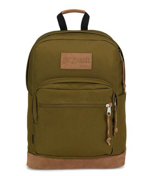 NEW!!【JANSPORT公式ショップ】JANSPORT リュック ジャンスポーツ RIGHT PACK PREMIUM - ARMY GREEN - JS0A4NV67G3 ライトパック ジャンスポ ブラック カーキ グリーン バックパック リュックサック 通勤 通学 高校生 大学生 社会人 旅行 レザー コーデュラ 31L