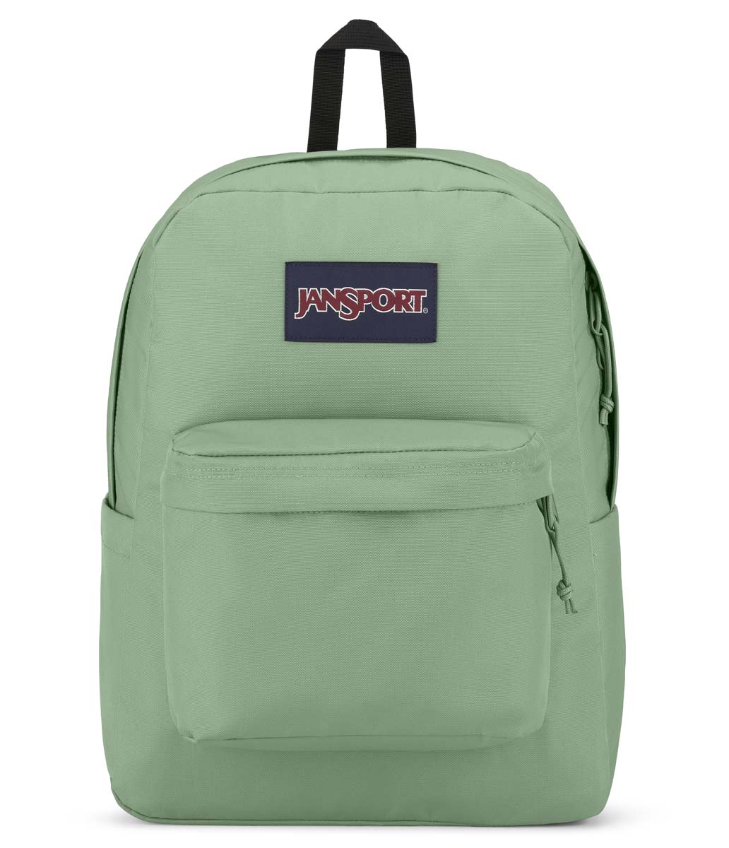 【公式】JANSPORT リュック ジャンスポーツ SUPERBREAK PLUS - LODEN FROST - JS0A4QUE96D スーパーブレイク スーパーブレーク 緑 グリーン ジャンスポ サイドポケット メンズ レディース リュックサック PCスリーブ バックパック 学生 通学 通勤 軽量 3