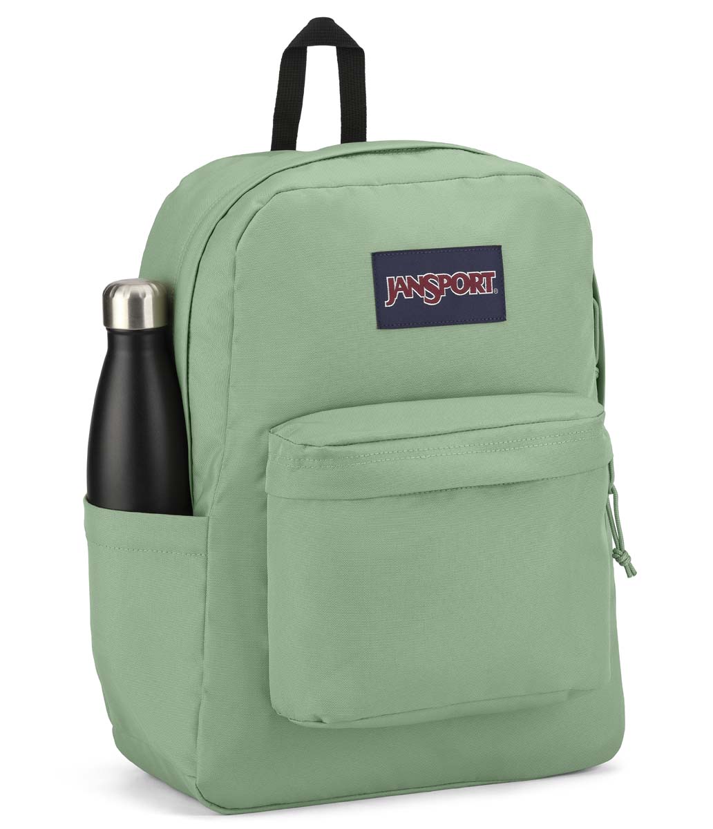 【公式】JANSPORT リュック ジャンスポーツ SUPERBREAK PLUS - LODEN FROST - JS0A4QUE96D スーパーブレイク スーパーブレーク 緑 グリーン ジャンスポ サイドポケット メンズ レディース リュックサック PCスリーブ バックパック 学生 通学 通勤 軽量 2