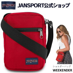 【公式】JANSPORT ショルダーバッグ ジャンスポーツ WEEKENDER -RED TAPE - JS0A3C4G5XP 赤 レッド ポーチ ショルダーポーチ メンズ レディース 斜めがけ 斜めかけ 斜め掛け ジャンスポ ブランド ミニショルダー ポリエステル プレゼント ギフトラッピング