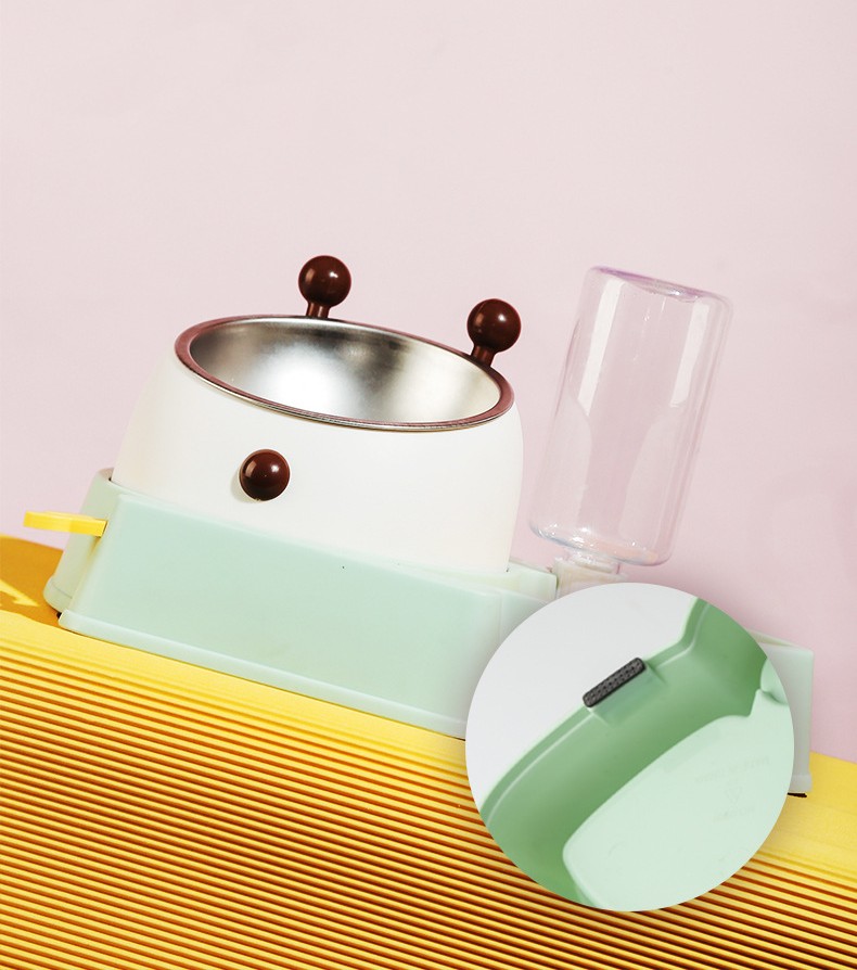 フードディスペンサー 猫用 自動給水器 給餌器 ペット用 水飲み お留守番 猫 犬 食器 フードボウル フードキーパー うさぎ 子猫子犬 小動物 自動水やり器 水飲み器 取り外し可能 お留守番可能 清潔便利 キャットフード 3